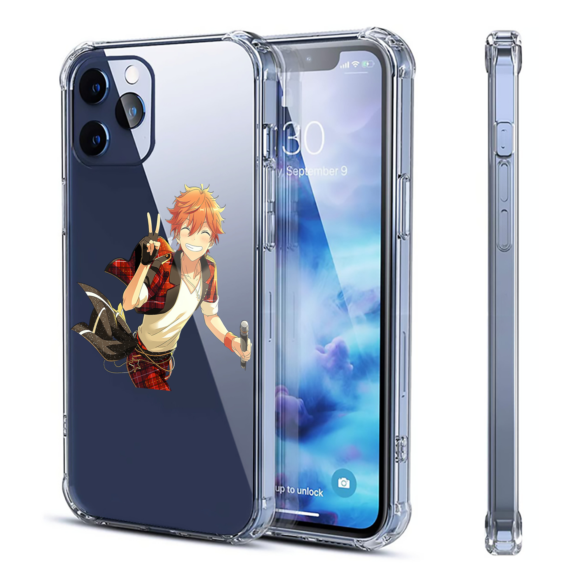（画像用） あんさんぶるスターズ! Ensemble Stars 【iPhone 12シリーズ対応】透明スマホケース（クリアソフトケース）